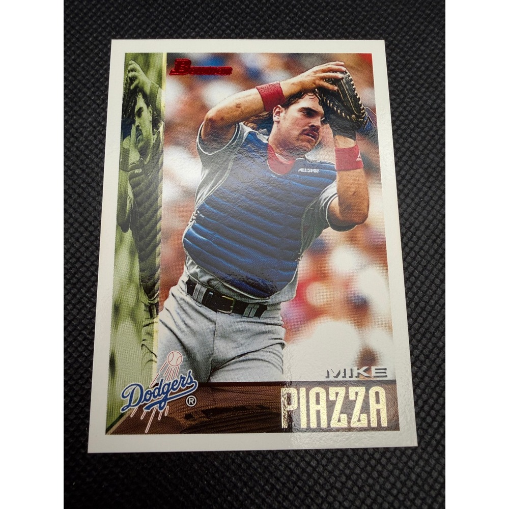 1995 Bowman Mike Piazza Los Angeles Dodgers Baseball Card 310 MLB Catcher